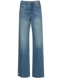 Anine Bing - Jeans rectos de denim de algodón - Lyst