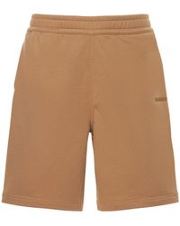 Burberry - Raphael Logo Cotton Jersey Sweat Shorts - Lyst