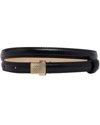 Lemaire - 3Cm Leather Military Belt - Lyst