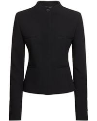 Courreges - Mujer Chaqueta De Crepe - Lyst