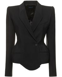 Mugler - Jacke Aus Viskose - Lyst