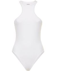 The Attico - Ribbed One Piece Swimsuit - Lyst