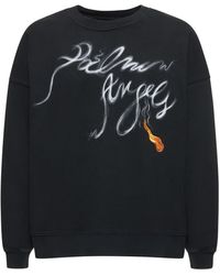 Palm Angels - Sweatshirt Aus Baumwolle "foggy Pa" - Lyst