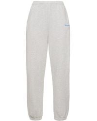 Sporty & Rich - Pantalones deportivos de algodón con logo - Lyst