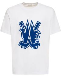 Moncler - Hockey Logo T-Shirt - Lyst