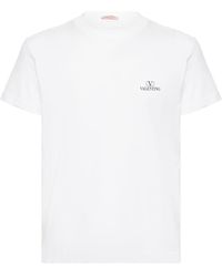 Valentino コットンジャージーtシャツ - ホワイト