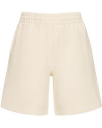 Burberry - Cotton Jersey Sweat Shorts - Lyst