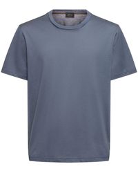 Brioni - Cotton Jersey T-shirt - Lyst