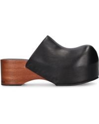 Acne Studios - 70mm Hohe Clogs Aus Leder "barlo" - Lyst