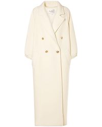 Max Mara - Zaffo Cashmere Double Breasted Long Coat - Lyst