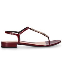 Gucci - 15mm Signoria Leather Thong Sandals - Lyst