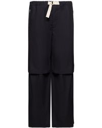 Jil Sander - Relaxed Fit Cotton Pants - Lyst