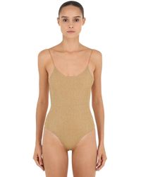 Oséree Traje De Baño De Lycra Y Lurex - Metálico