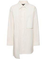 Y-3 - Cotton Blend Shirt - Lyst