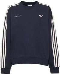 adidas Originals - Sporty & Rich コットンブレンドスウェット - Lyst