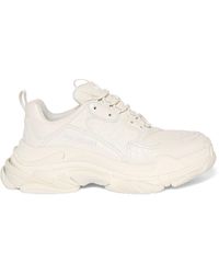 Balenciaga - 60mm Hohe Sneakers Aus Leder "triple S" - Lyst