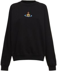 Vivienne Westwood - Raglan-sweatshirt Aus Baumwolljersey - Lyst