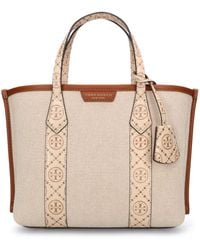 Tory Burch - Kleine Tote Aus Canvas "perry" - Lyst
