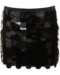 16Arlington - Haile Sequined Mid Rise Mini Skirt - Lyst