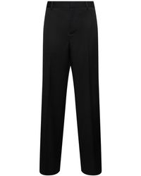 Versace - Tailored Wool Twill Formal Pants - Lyst