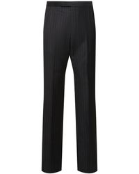 Thom Browne - Pinstriped Wool Formal Pants - Lyst