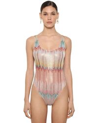 Missoni Maillot De Bain Une Pièce En Maille Imprimée - Multicolore