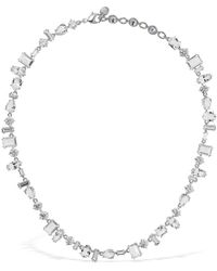 Swarovski Halskette Mit Kristallanhänger "gema" - Weiß
