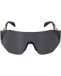 Versace - Medusa Coin Mask Metal Sunglasses - Lyst