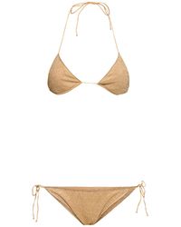 Oséree - Lumiere Lurex Triangle Bikini - Lyst