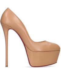 Christian Louboutin - 160Mm Dolly Leather Platform Pumps - Lyst