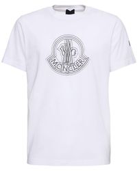 Moncler - Logo Cotton T-shirt - Lyst