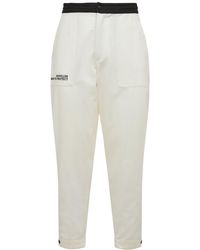 Moncler - Born To Protect Cotton Pants - Lyst