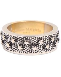 Maison Margiela - Engraved Stars Band Ring - Lyst
