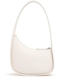 The Row - Sac Porté Épaule En Cuir Lisse Half Moon - Lyst