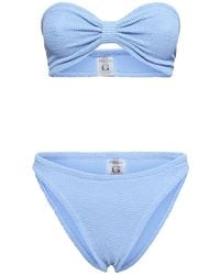 Hunza G - Trägerloser Bikini "jean" - Lyst