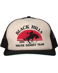 Rhude - Black Hills Canvas Trucker Hat - Lyst