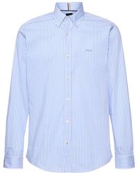 BOSS - Roan コットンブレンドシャツ - Lyst