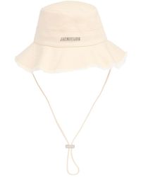 Jacquemus - Le Bob Artichaut Neck-strap Cotton Bucket Hat - Lyst