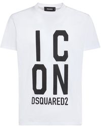 DSquared² - T-shirt cool fit icon heart - Lyst