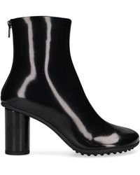 Bottega Veneta - 75Mm Atomic Leather Ankle Boots - Lyst