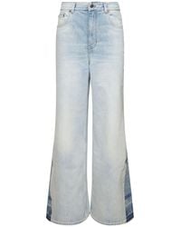 Chloé - Mujer Jeans Acampanados De Denim De Algodón - Lyst