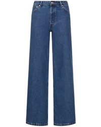 A.P.C. - Elisabeth Cotton Denim Straight Jeans - Lyst