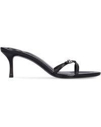 Alexander Wang - 65Mm Lucienne Leather Mule Sandals - Lyst