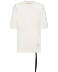 Rick Owens - Camiseta jumbo de jersey de algodón - Lyst