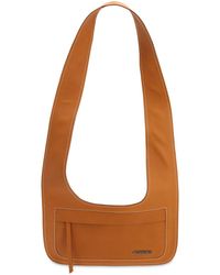 Jacquemus Leather Crossbody Bag - Brown