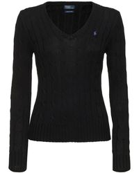 Polo Ralph Lauren - Kimberly Braided Knit Sweater - Lyst