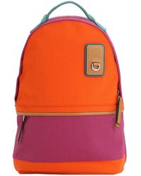 Mochilas Loewe Hombre | Mochila Military en piel de ternera con grano suave  Oceano - LAVIEJACASA