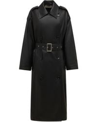 Stand Studio Trench Hope In Similpelle - Nero