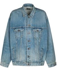 Balenciaga - Oversize Denim Jacket - Lyst