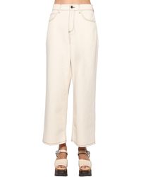 Marni Jeans In Denim - Bianco